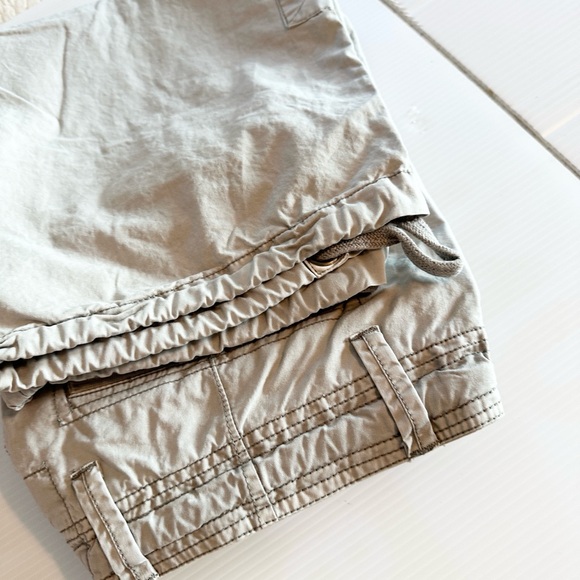 Private Blue Utility Cream Colored Cargo Cotton Utility Shorts 38 waist like new - Picture 15 of 15